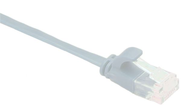 Masterlan comfort patch cable UTP, flat, Cat6, 2m, gray
