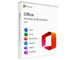 Microsoft Office Home & Bussines 2021 CRO, medialess (Word, Excel, PowerPoint, OneNote, Outlook, Teams)