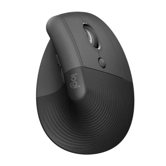 Logitech Lift, ergonomski miš, crni