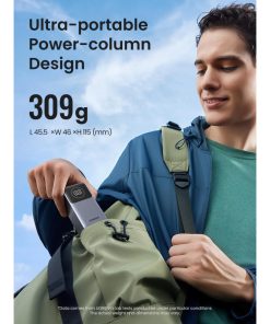 UGREEN Nexode prijenosni punjač (Powerbank) 12000mAh, 100W brzo punjenje, 1×USB-A/2×USB-C, PD3.0/QC3.0, sivi
