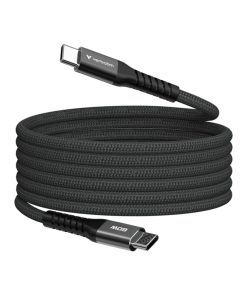 Verbatim Sync & Charge Magnetic kabel USB-C na USB-C, M/M, 60W PD3.0/QC3.0, crni, 1.2m