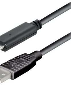 Transmedia USB type C plug - USB 2.0 type A plug 1,0m