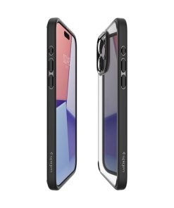 Spigen Crystal Hybrid, matte black - iPhone 15 Pro Max (ACS06449)