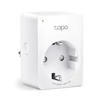 TP-Link Tapo Smart WiFi Plug, 2.4GHz, 802.11b/g/n, BT4.2, Tapo app, kontrola potrošnje energije, Timer/Schedule postavke, Glasovna kotrola Amazon Alexa/Google Assistant