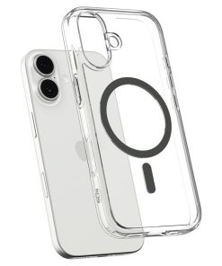 Spigen Ultra Hybrid MagSafe, clear graphite - iPhone 17 (ACS10381)