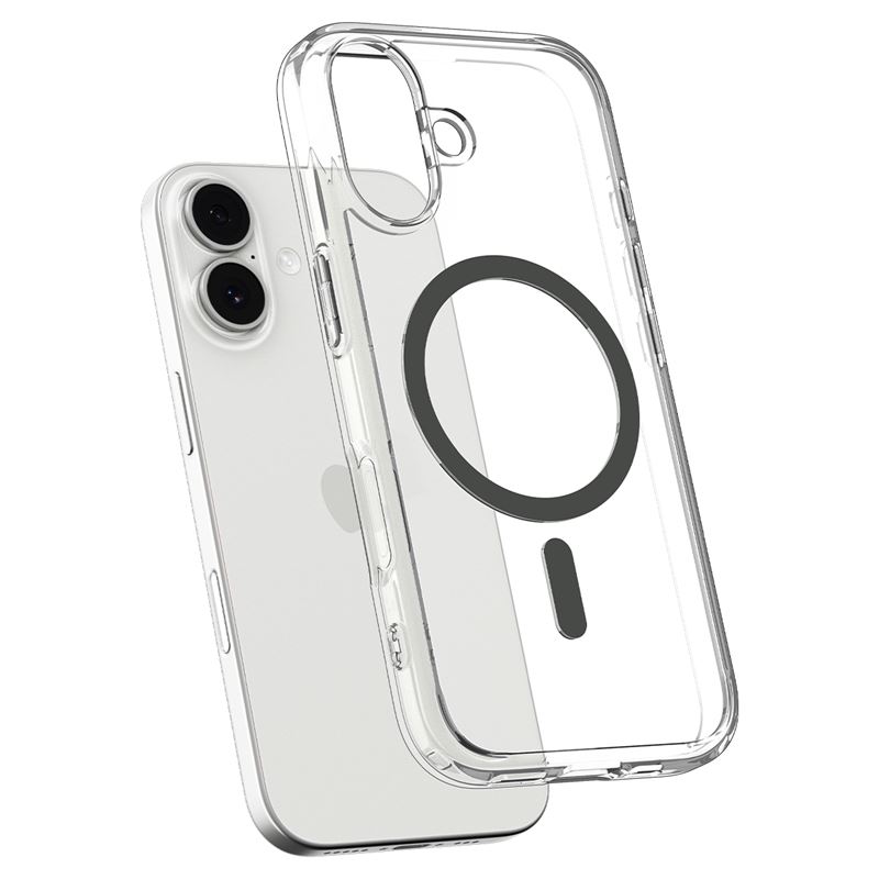 Spigen Ultra Hybrid MagSafe, clear graphite - iPhone 17 (ACS10381)