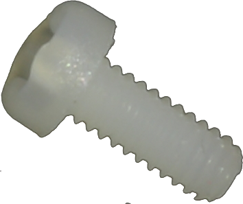 Nylon bolt M2 5 mm, 100 pcs.