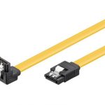 NaviaTec HDD SATA cable 1.5 3 6 Gbit s 7 pin SATA L-type plug 0,2m