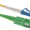 NFO Patch cord, LC UPC-SC APC, Singlemode 9 125, G.652D, Simplex, 15m