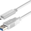 Transmedia USB type C plug - USB 3.1 type A plug, 1,0 m