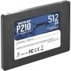 Patriot SSD P210 R520/W430, 512GB, 7mm, 2.5"