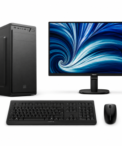 Cratos BTS Full Suit 4 - Intel i5-14400, 16GB DDR4, 512GB NVMe SSD, Intel UHD, Windows 11 Pro, tipkovnica/miš/monitor