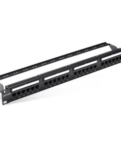 Vention Cat.5E UTP 24 Ports Patch Panel Black