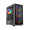 Bit Force VOLTRON ARGB-4 Gaming Midi Tower ATX kućište bez napajanja, crno