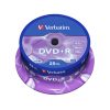 DVD+R Verbatim 4.7GB 16× Matt Silver 25 pack spindle