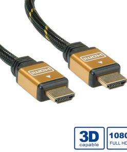 Roline GOLD HDMI kabel sa mrežom, M/M, 20m
