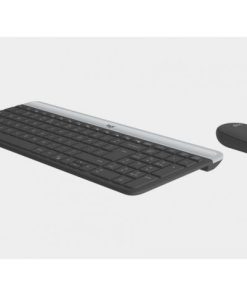 Logitech MK470 Slim bežična tipkovnica+miš, USB, crna (920-009264)