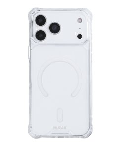 Rixus Armor-X Anti Shock Case With MagSafe Compatible For Apple iPhone 17 Pro Max, 18 Pro Max Transparent