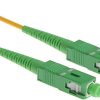 NFO Patch cord, SC APC-SC APC, Singlemode 9 125, G.657A2, Simplex, 15m