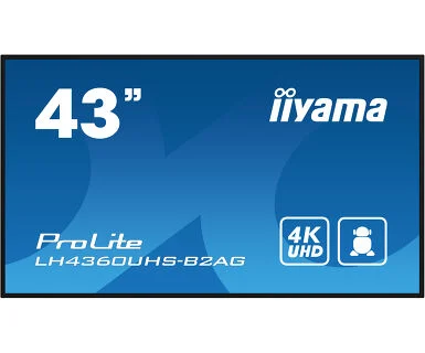 IIYAMA 43" LH4360UHS-B2AG 4K UHD (3840x2160) VA Signage 24/7, 500cd/m2, 4000:1, Android OS, E-Share, iiSignage2