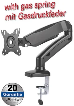Transmedia full-motion Desk Bracket for LCD monitor 13“ - 27“