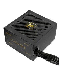 Enermax 750W CyberG II, ATX 3.1, 80+ GOLD, 2×PCIe, 5×SATA, 24-pina, 120mm ventilator