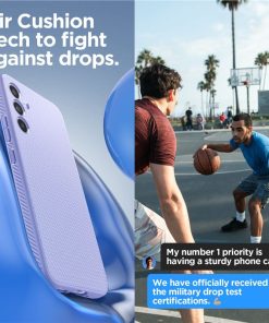 Spigen Liquid Air, zaštitna maska za telefon, ljubičasta - Samsung Galaxy A34 5G (ACS06104)