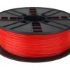 Gembird PLA filament for 3D printer, Fluorescent Red, 1.75 mm, 1 kg