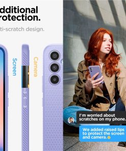 Spigen Liquid Air, zaštitna maska za telefon, ljubičasta - Samsung Galaxy A34 5G (ACS06104)