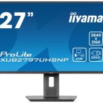 IIYAMA 27" XUB2797UHSNP-B1 4K UHD (3840×2160) IPS, Pivot, 4ms, 1300:1, 350cd/m2, HDMI/DP, USB-C Dock (96W, LAN), 3×USB3.2, zvučnici, crni
