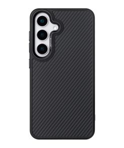 Rixus Mag Carbon With MagSafe Compatible For Samsung Galaxy S26 Black