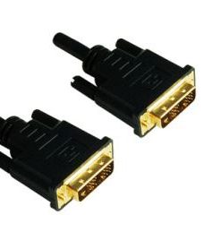 NaviaTec DVI-D kabel M-M, 5m, crni