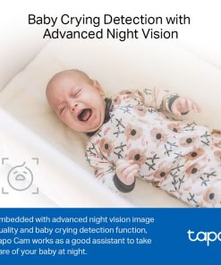 TP-Link Tapo C110 kamera UHD 3MP, H.264, Advanced Night Vision, microSD, dvosmjerni audio, detekcija pokreta, Wi-Fi, Tapo app