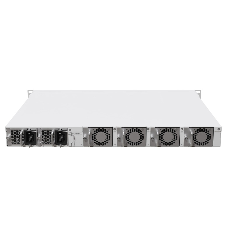 Mikrotik Cloud Core Router 2216-1G-12XS-2XQ, AL73400 CPU (16-cores), 16GB RAM, 2×100G QSFP, 14×25G SFP28, 1×Gbit LAN, 2xM.2 SATA, RouterOS L6, 1U, rackmount, Dual-redundant hot-swap PSU's