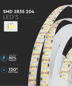 LED traka 5m, SMD 2835, 60LED/m, 17W, 12V, 3000K, IP20