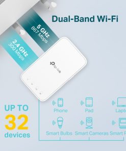 TP-Link AC1200 bežični pojačivač dometa (Mesh Range Extender), Dual Band 300Mbps/867Mbps (2.4GHz/5GHz), 802.11ac/a/b/g/n, Range extender mod, 2×unutarnje antene