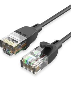 Vention Cat.6A UTP Patch Cable 2M Black Slim