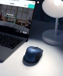 UGREEN MU006 bežični ergonomski miš, bluetooth, 4000 DPI, USB, plavo crni