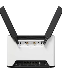 Mikrotik Chateau LTE18 ax kit, 1.8GHz CPU, 1GB RAM, 1×2.5 G-LAN, 4×G-LAN, 2.4Ghz/5Ghz, 802.11ax, LTE CAT18 modem, microSIM, USB, PSU, tower kućište, RouterOS L4
