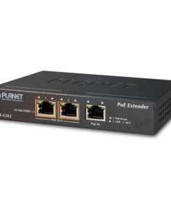 Planet 1-Port 802.3at 30w PoE to 2-Port 802.3af at Gigabit PoE Extender