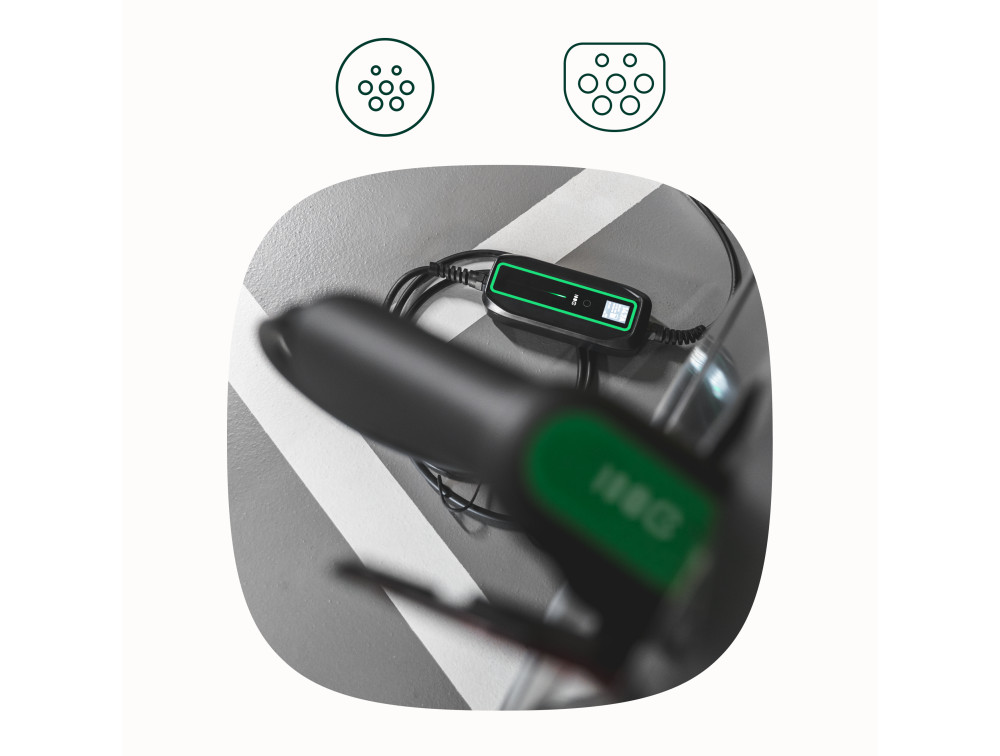 Green Cell (EV16) 3.6kW, 10/16A Schuko - Tip 2 mobilni punjač za punjenje električnih vozila i Plug-In hibrida 6.5m