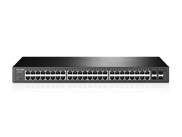 TP-Link JetStream 52-Port Gigabit L2 Managed Switch with 48-Port PoE