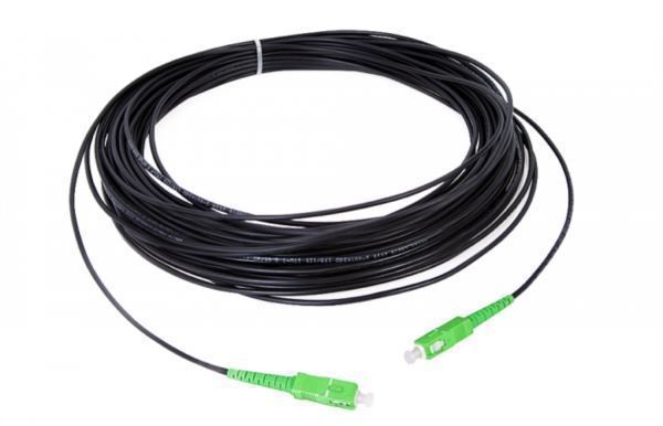 NFO Patch cord, SC APC-SC APC, Singlemode 9 125, G.657A2, Simplex, 150m, DROP Outdoor