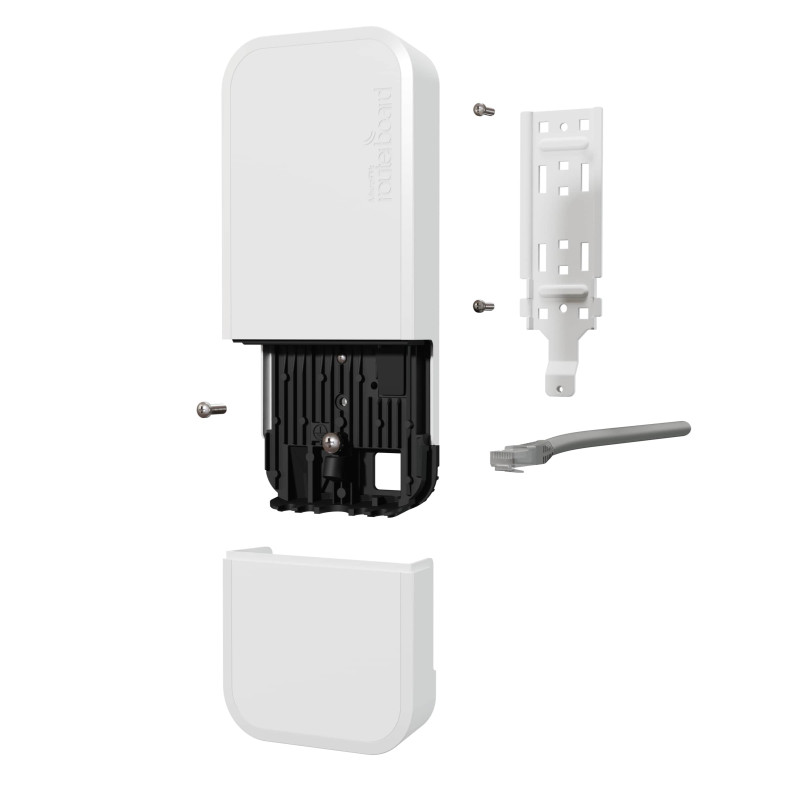 Mikrotik wAP LTE kit - 3x DC inputs (PoE-IN-Dc jack, Automotive), Passive PoE, 802.11 b/g/n wireless, 1x 10/100 ethernet ports, 1 Modern (Mini SIM) slot, IP54