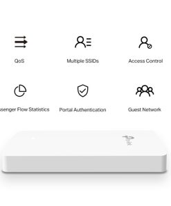 TP-Link Omada AC1200 bežična pristupna točka zidna/stropna (AP) 300Mbps/867Mbps (2.4GHz/5GHz), 802.11a/b/g/n/ac, 4×G-LAN, podrška za PoE, 2×4dBi antena
