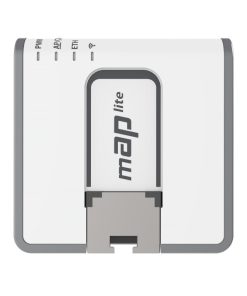 Mikrotik RBmAPL-2nD, mAP lite, 650Mhz CPU, 64MB RAM, 1×LAN, built-in Dual Chain 2.4Ghz 802.11bgn sa integriranim antenama, RouterOS L4, plastično kućište, PSU