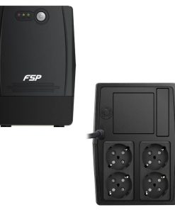Fortron Source UPS FP 1000VA/600W, Line-interactive, 4×Schuko, 2×7Ah