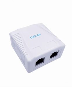 Gembird CAT6A FTP 2-port surface mount box