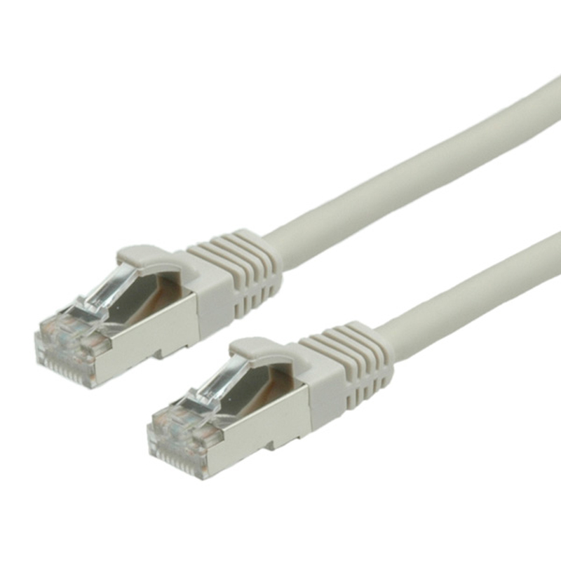 Roline VALUE S/FTP (PiMF) mrežni kabel oklopljeni Cat.6 (LSOH), 10m, sivi