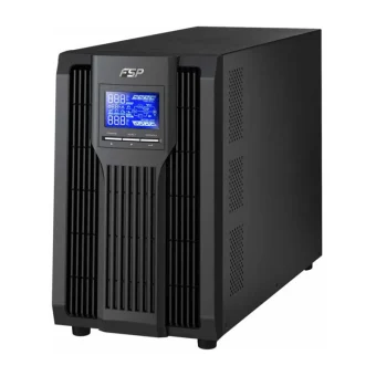 Fortron Source UPS Champ Tower 1000VA/900W, On-line double conversion, USB, RS-232, 3×IEC, 2×9Ah,LCD